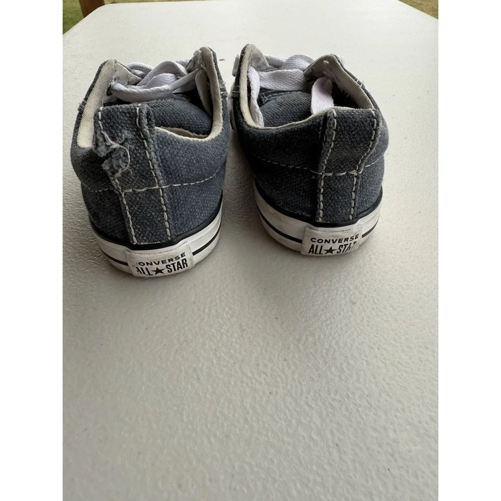 Converse Chuck Taylor Blue Leather All Star Infant/Toddler‎ Shoes Size 7. #1-40